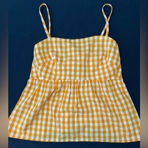 Re-imagined by J Crew orange tank size 0